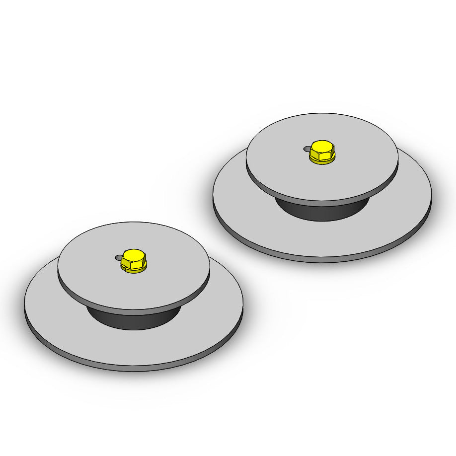 Jeep Wrangler Rear Coil Bucket Kit 1997-2006 TJ/LJ Clayton Off Road-2