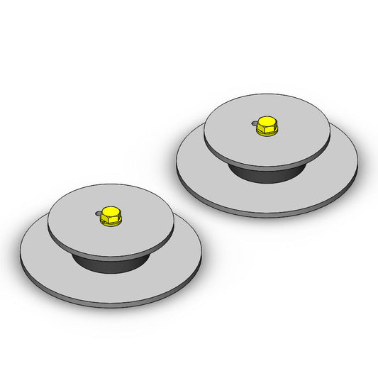 Jeep Wrangler Rear Coil Bucket Kit 1997-2006 TJ/LJ Clayton Off Road-2