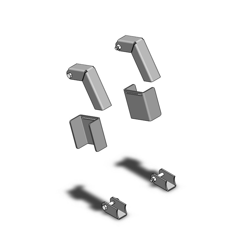 Clayton Off Road Jeep Wrangler Rear Shock Conversion Kit 1997-2006 TJ/LJ Clayton Off Road