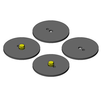 Jeep Wrangler Rear Coil Spring Retainer Kit 1997-2006 TJ/LJ Clayton Off Road-1