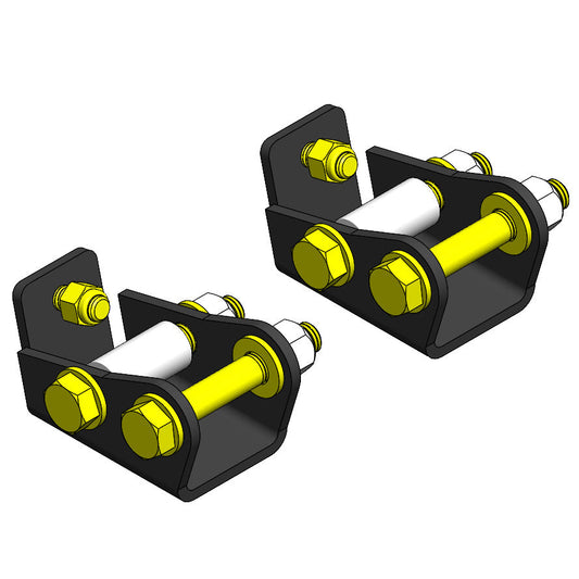 Jeep Wrangler Rear Lower Shock Extension Kit 1997-2006 TJ/LJ Clayton Off Road-2