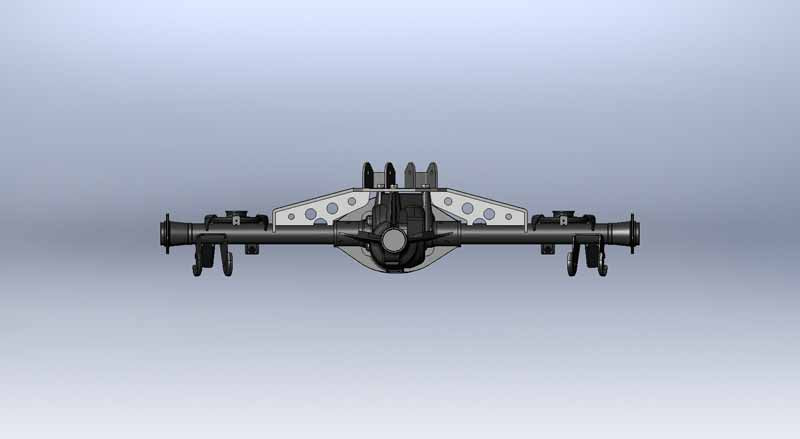 Clayton Off Road Jeep Grand Cherokee Rear Axle Truss 1999-2004 WJ Clayton Off Road