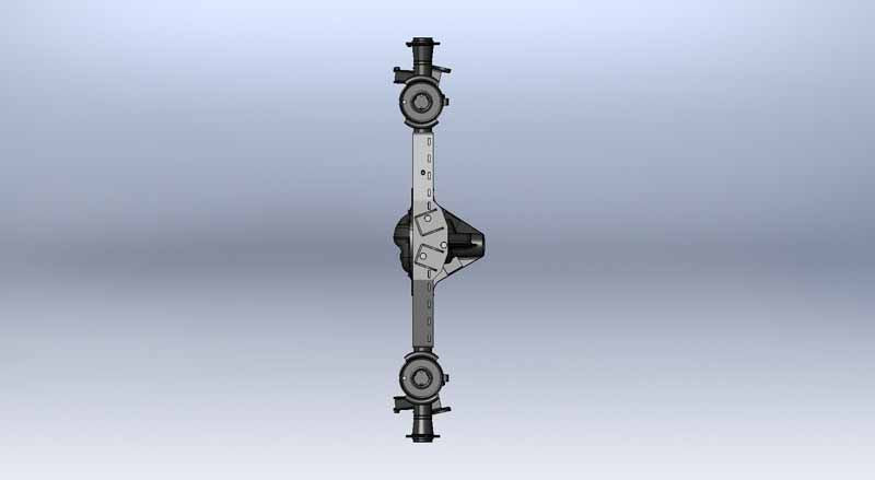Clayton Off Road Jeep Grand Cherokee Rear Axle Truss 1999-2004 WJ Clayton Off Road