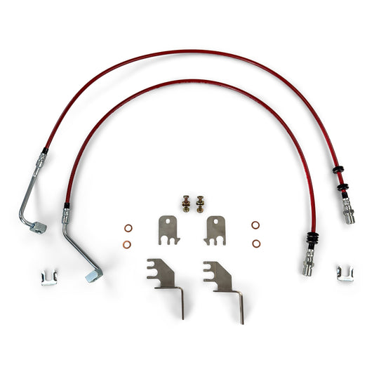Jeep Front Brake Lines 40 Inch (18-Present, JL) Clayton Off Road