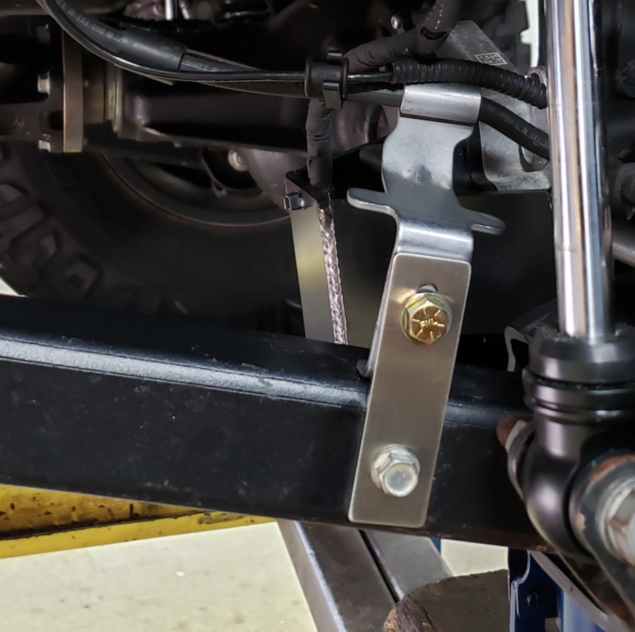 Jeep Wrangler Stainless Steel Front Brake Line Bracket Extension 2018+ JL/JT Clayton Off Road-4