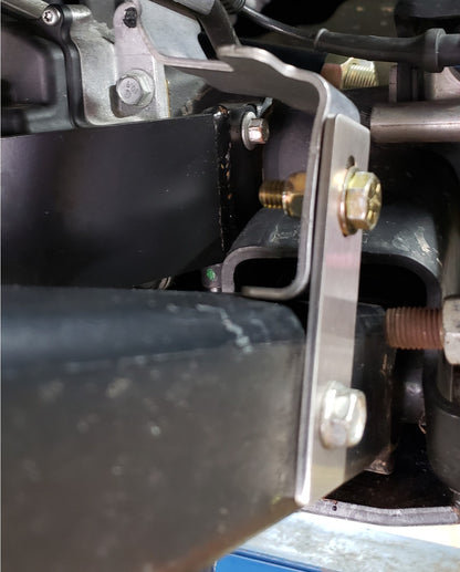 Jeep Wrangler Stainless Steel Front Brake Line Bracket Extension 2018+ JL/JT Clayton Off Road-3