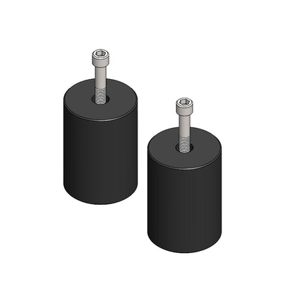 Jeep Wrangler 3 1/2 Inch Rear Bump Stops 1997-2006 TJ/LJ Clayton Off Road-1