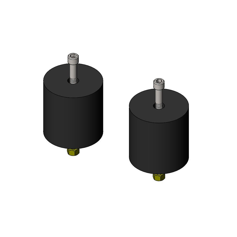 Jeep 4.0 Inch Front Bump Stops (07-Present, JK/JL/JT) Clayton Off Road-1