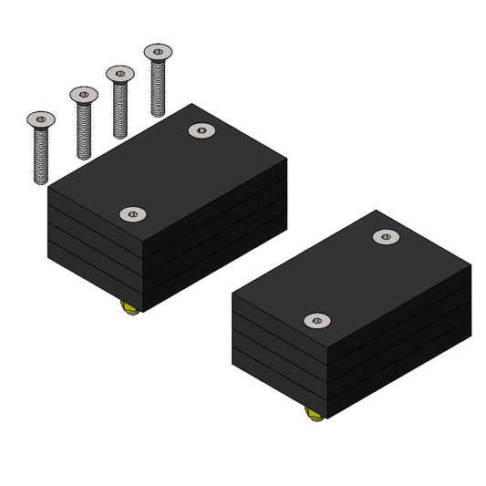 Jeep Gladiator Rear Bump Stop Extensions 2020+ JT Clayton Off Road-1