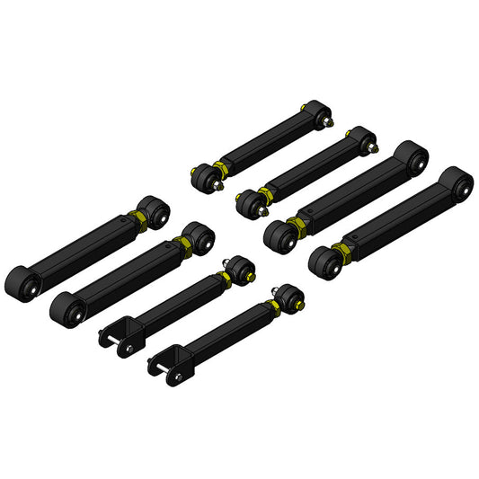 Jeep Overland Plus Short Control Arm Kit 1993-2006 TJ/LJ/ZJ Clayton Off Road-1