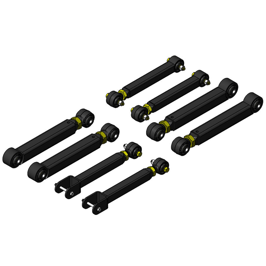 Jeep Overland Plus Short Control Arm Kit 1993-2006 TJ/LJ/ZJ Clayton Off Road-1