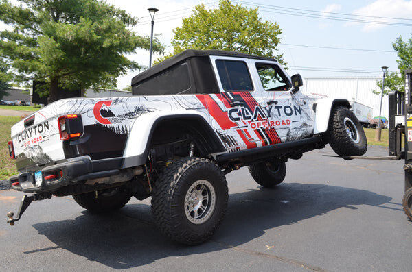 Clayton Off Road 2020-Present Jeep Gladiator JT Overland Plus Long Rear Upper Control Arms Clayton Off Road