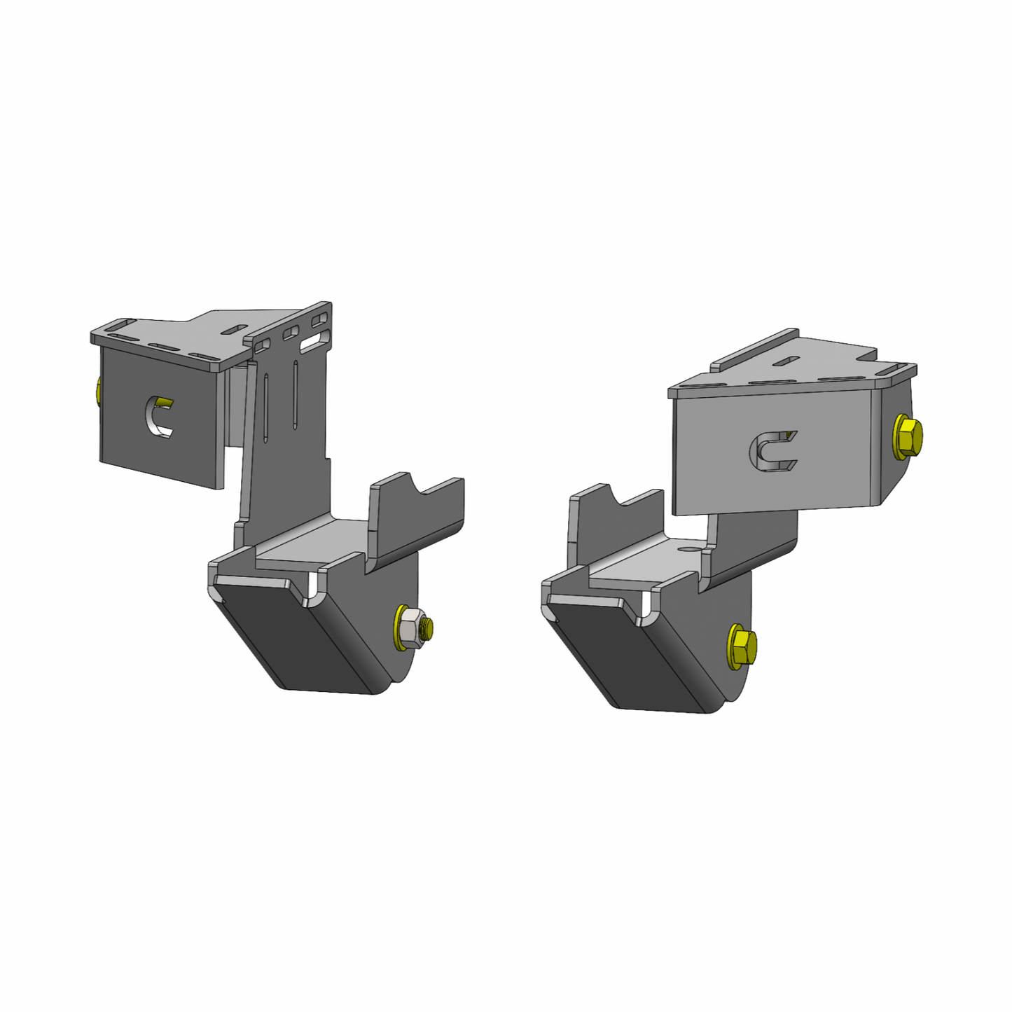 Jeep Wrangler Rear Long Arm Frame Brackets 2018+ JL Clayton Off Road-2