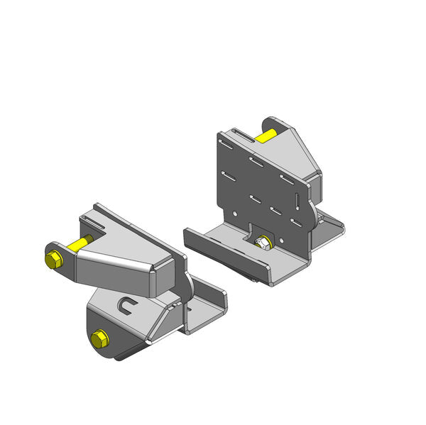 Clayton Off Road 2020-Present Jeep Gladiator JT Rear Long Arm Frame Brackets Clayton Off Road