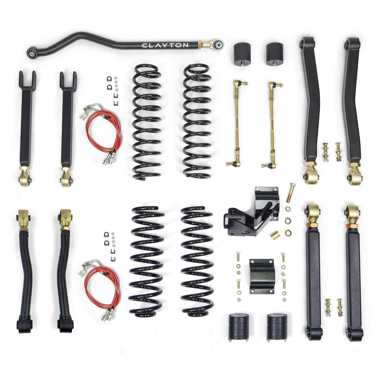 Clayton Off Road Jeep Wrangler 2.5 Inch Premium Lift Kit 2007-2018 JK Clayton Off Road