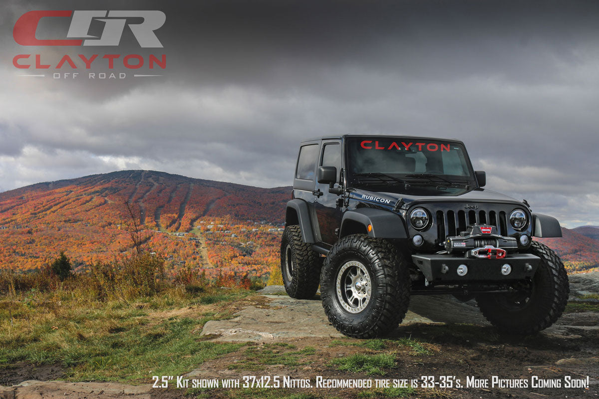 Clayton Off Road Jeep Wrangler 2.5 Inch Premium Lift Kit 2007-2018 JK Clayton Off Road