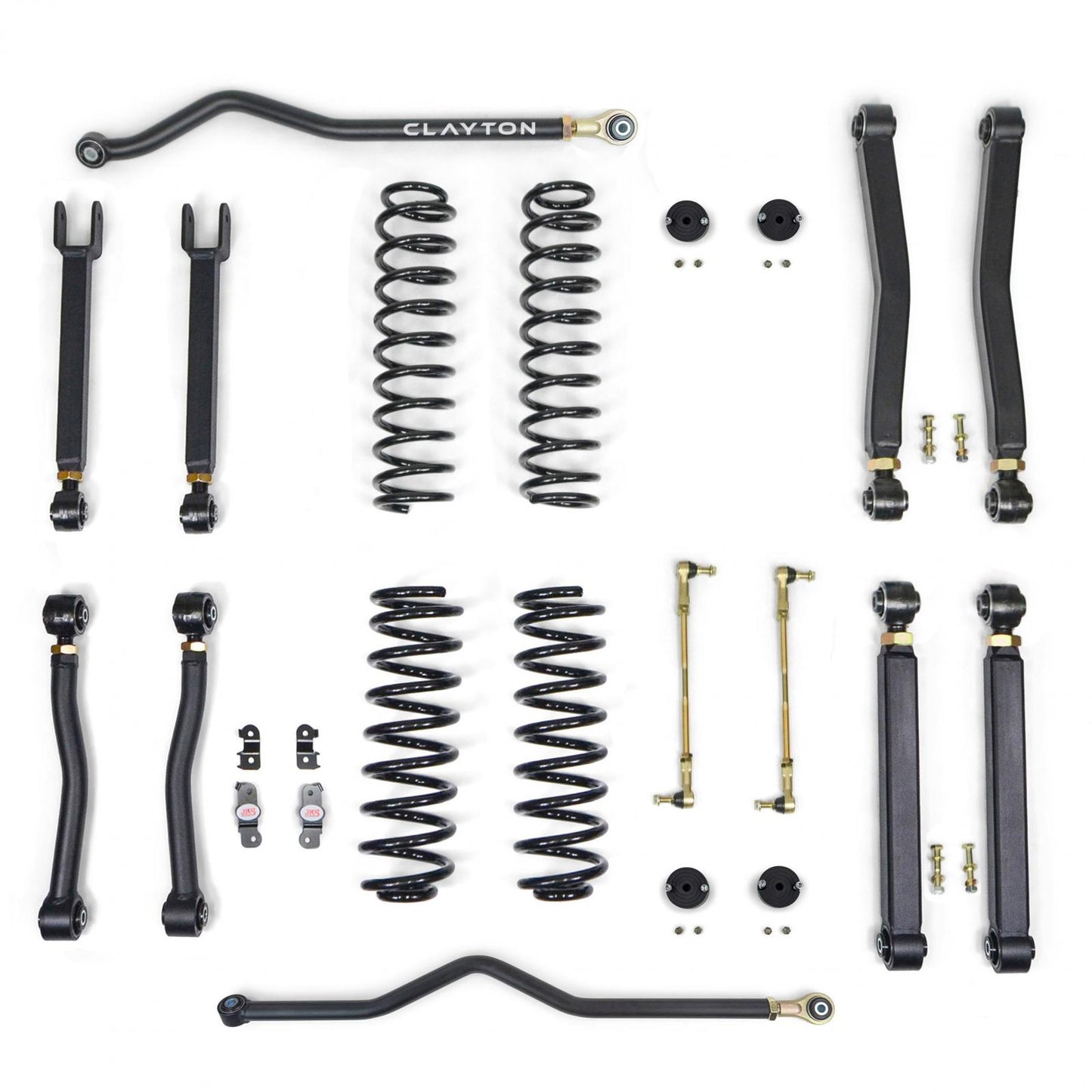Clayton Off Road Jeep Wrangler 1.5 Inch Overland Plus Lift Kit 2007-2018 JK Clayton Off Road