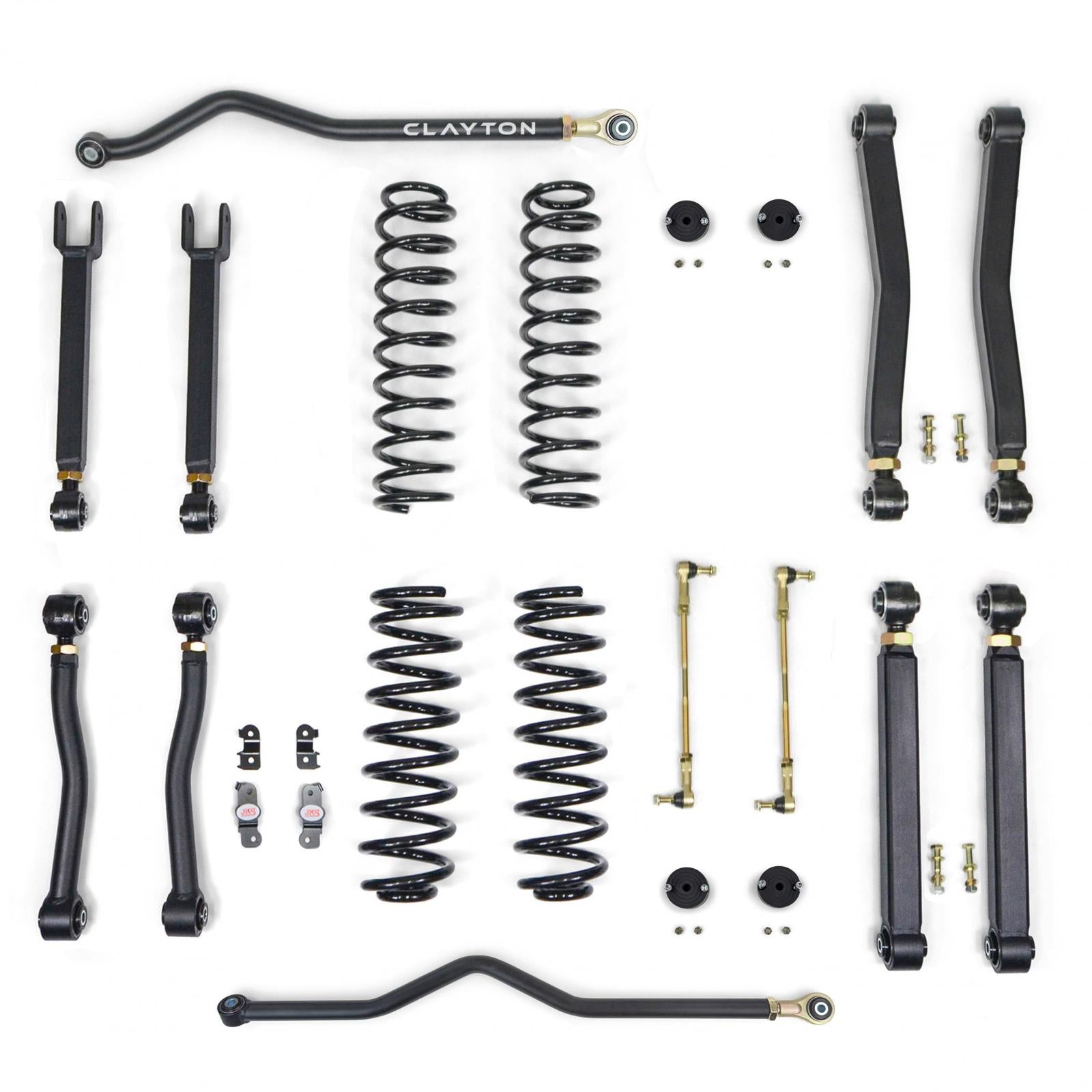 Jeep Wrangler 1.5 Inch Overland Plus Lift Kit 2007-2018 JK Clayton Off Road