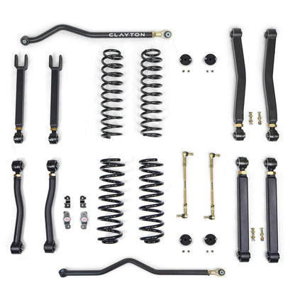 Jeep Wrangler 1.5 Inch Overland Plus Lift Kit 2007-2018 JK Clayton Off Road