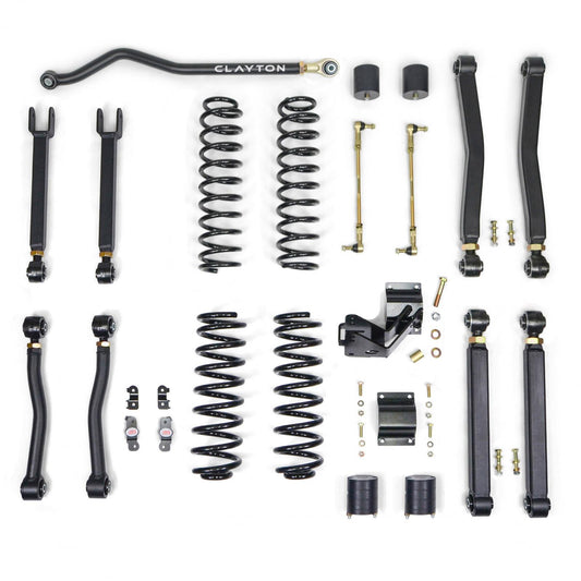 Clayton Off Road Jeep Wrangler 2.5 Inch Overland Plus Lift Kit 2007-2018 JK Clayton Off Road