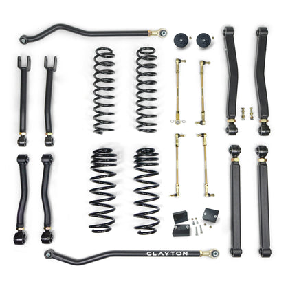 Jeep Wrangler Diesel 1.5 Inch Overland Plus Lift Kit 2020-2023 JL Clayton Off Road