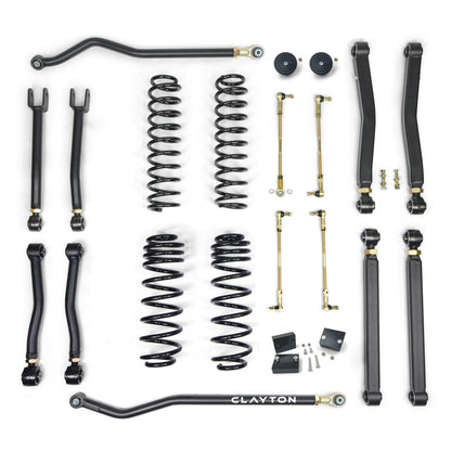 Jeep Wrangler Diesel 1.5 Inch Overland Plus Lift Kit 2020-2023 JL Clayton Off Road