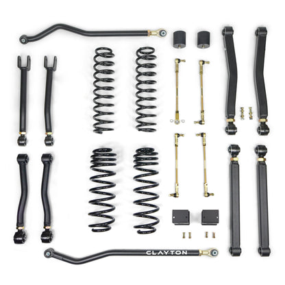 Jeep Wrangler Diesel 2.5 Inch Overland Plus Lift Kit 2020-2023 JL Clayton Off Road