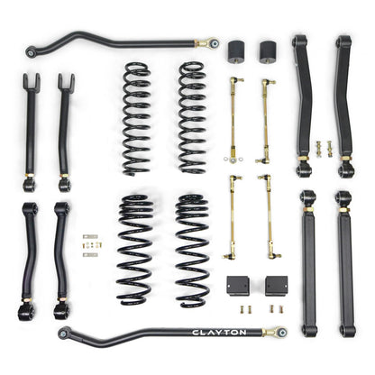 Jeep Wrangler Diesel 3.5 Inch Overland Plus Lift Kit 2020-2023 JL Clayton Off Road