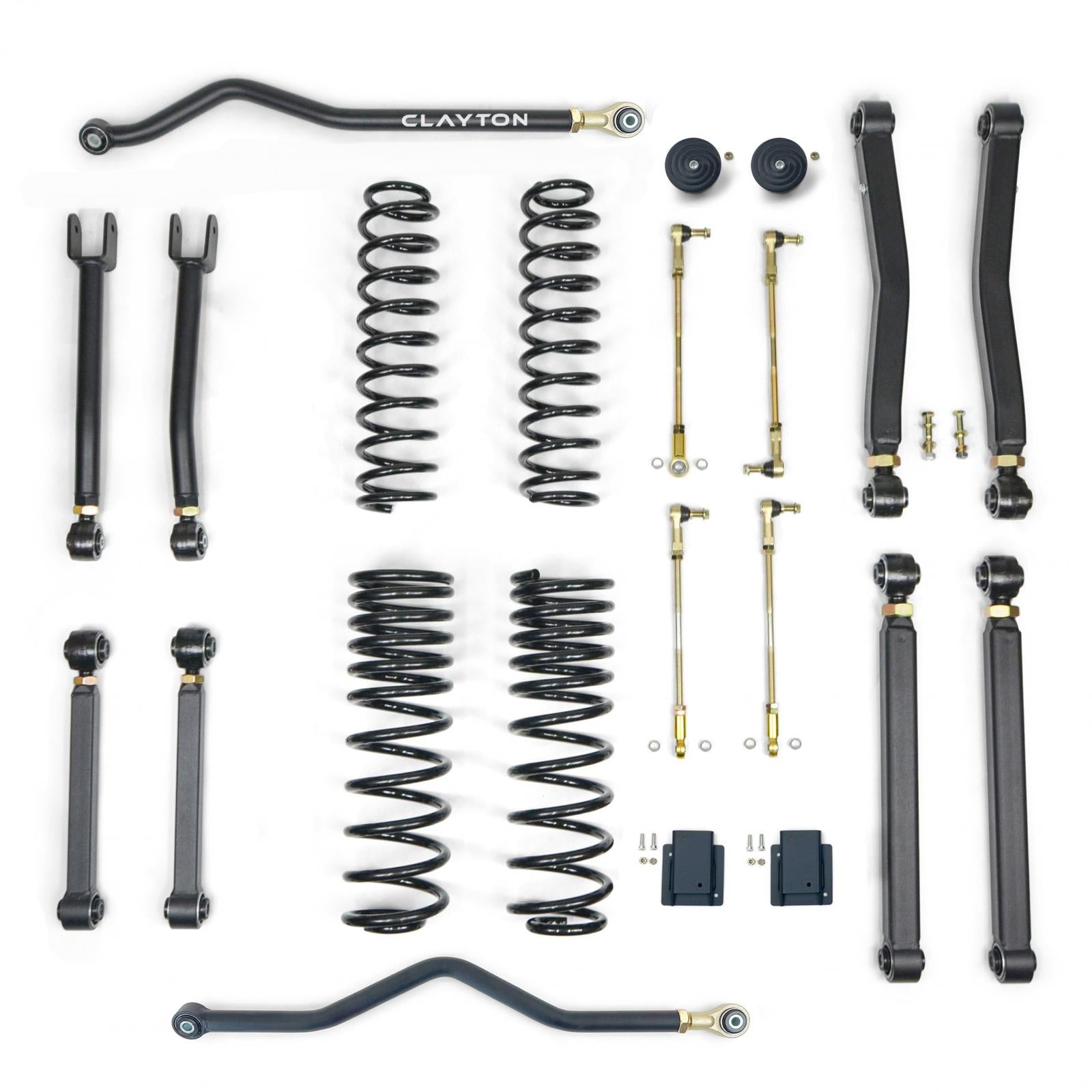 Clayton Off Road Jeep Gladiator Diesel 1.5 Inch Overland Plus Lift Kit 2021-2023 JT Clayton Off Road