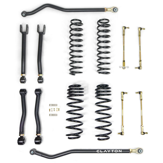 Jeep Wrangler 3.5 Inch Ride Right+ Lift Kit 2018+ JL 2 or 4 Door Clayton Off Road
