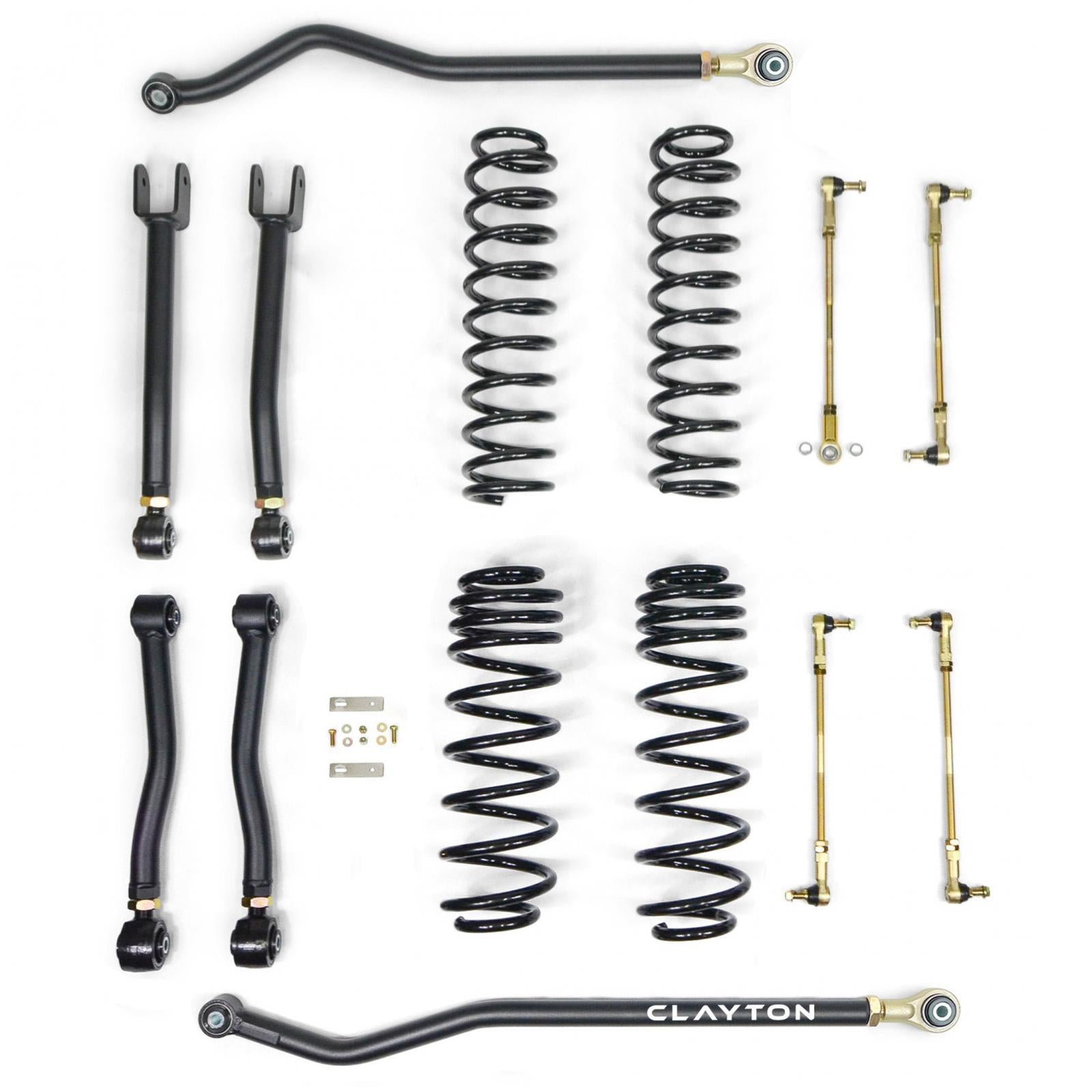 Jeep Wrangler 3.5 Inch Ride Right+ Lift Kit 2018+ JL 2 or 4 Door Clayton Off Road