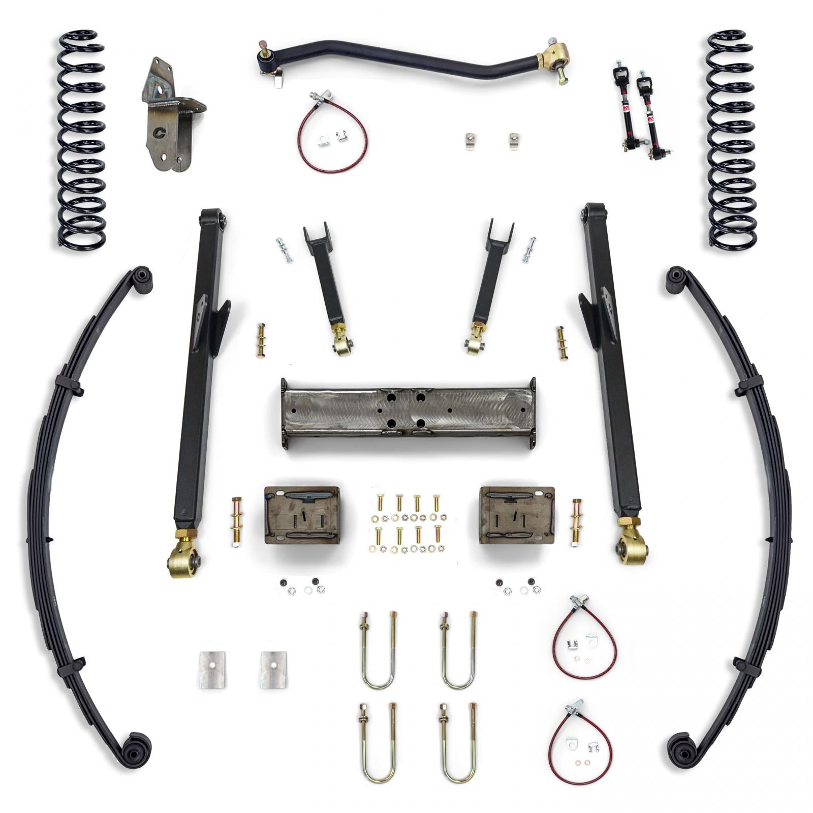 Clayton Off Road Jeep Cherokee 4.5 Inch Long Arm Lift Kit 1984-2001 XJ Clayton Off Road