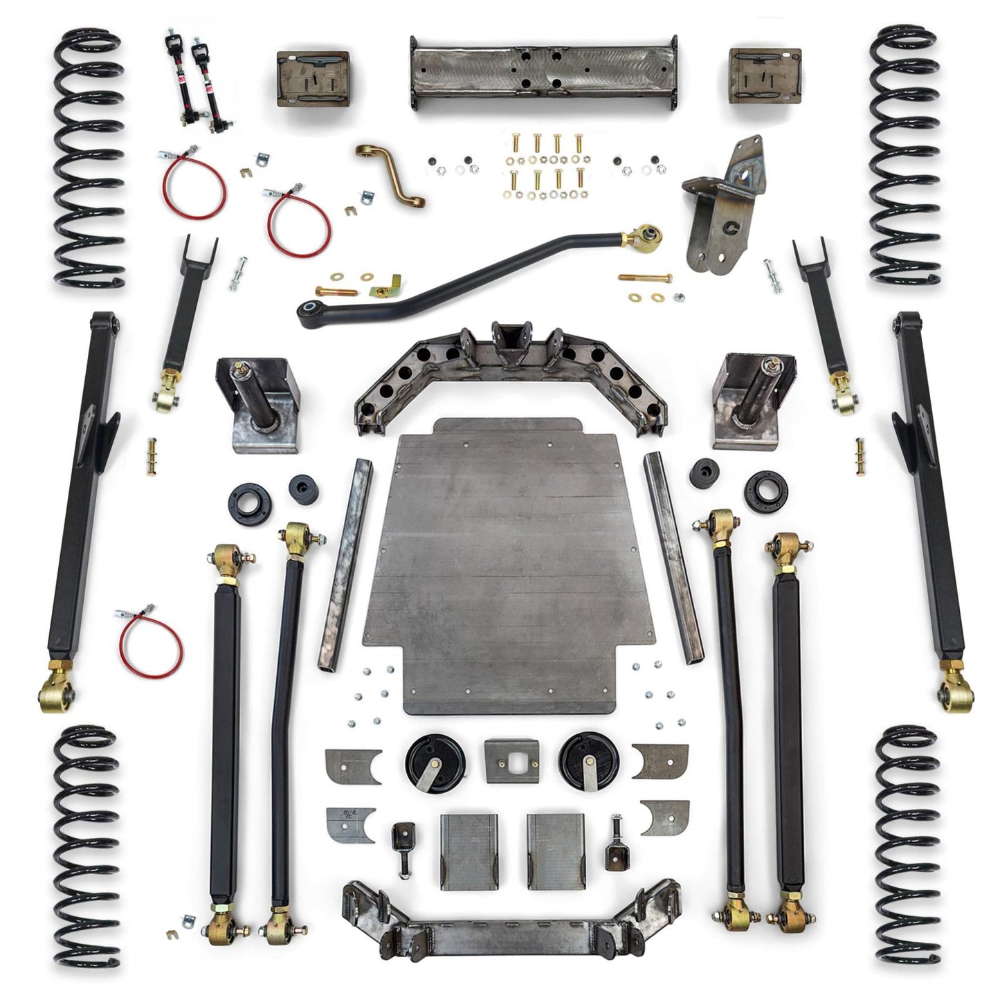 Clayton Off Road Jeep Cherokee 6.5 Inch Long Arm Lift Kit W/Rear Coil Conversion 1984-2001 XJ Clayton Off Road
