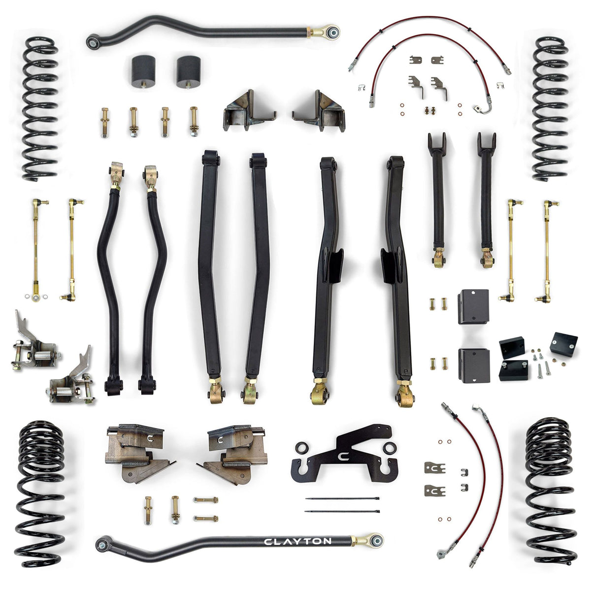 Jeep Wrangler Premium 4.5 Inch Long Arm Lift Kit 2018+ JL Clayton Off Road