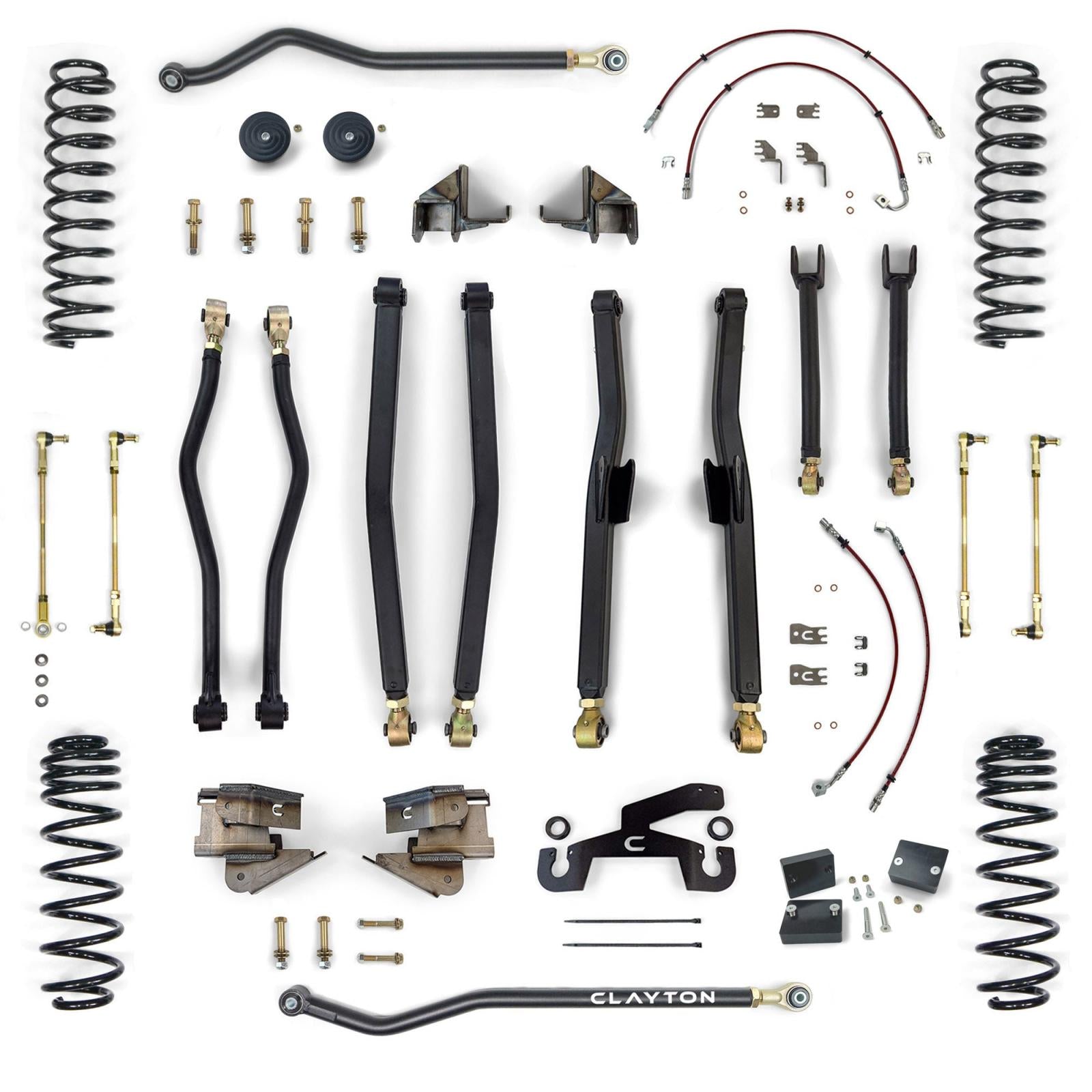 Clayton Off Road Jeep Wrangler 392 Premium 2.5 Inch Long Arm Lift Kit 2021+ JL Clayton Off Road