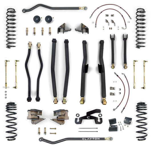 Clayton Off Road Jeep Wrangler 392 Premium 2.5 Inch Long Arm Lift Kit 2021+ JL Clayton Off Road