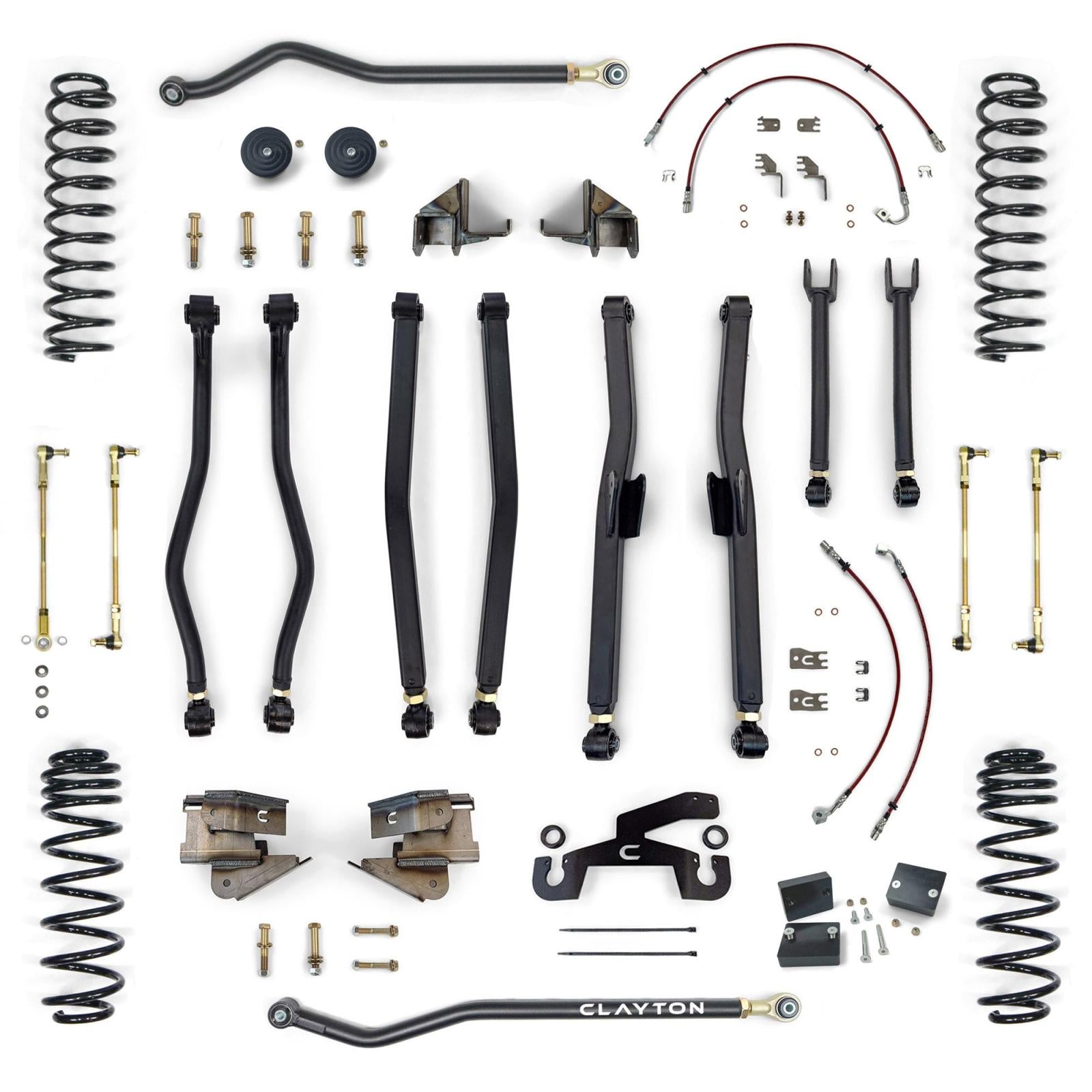 Jeep Wrangler 392 Overland Plus 2.5 Inch Long Arm Lift Kit 2021+ JL Clayton Off Road