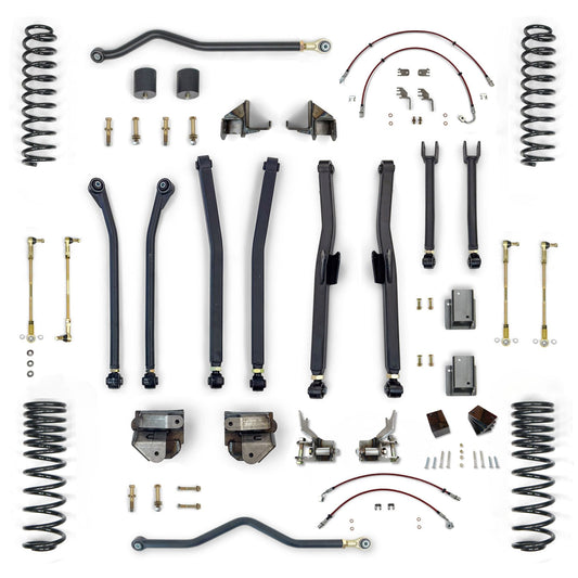 2020-Present Jeep Gladiator JT Overland Plus 4.5 Inch Long Arm Lift Kit Clayton Off Road