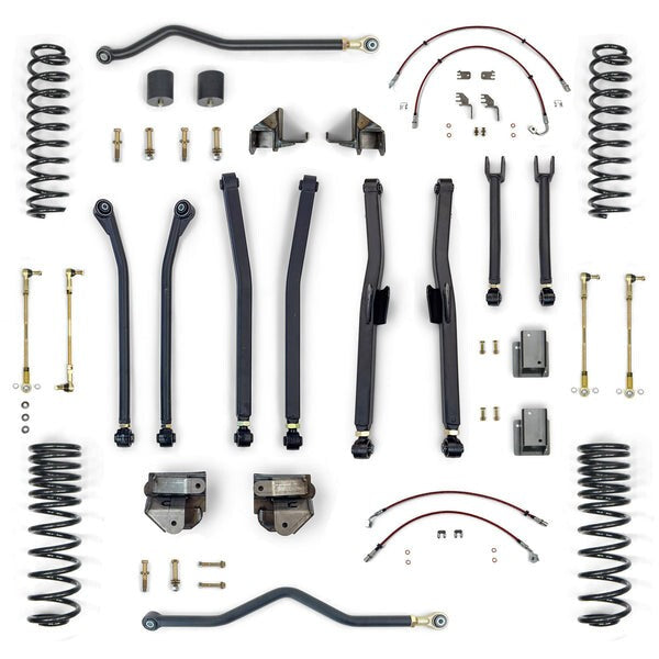 2021-2023 Jeep Gladiator JT Diesel Overland Plus 3.5 Inch Long Arm Lift Kit Clayton Off Road