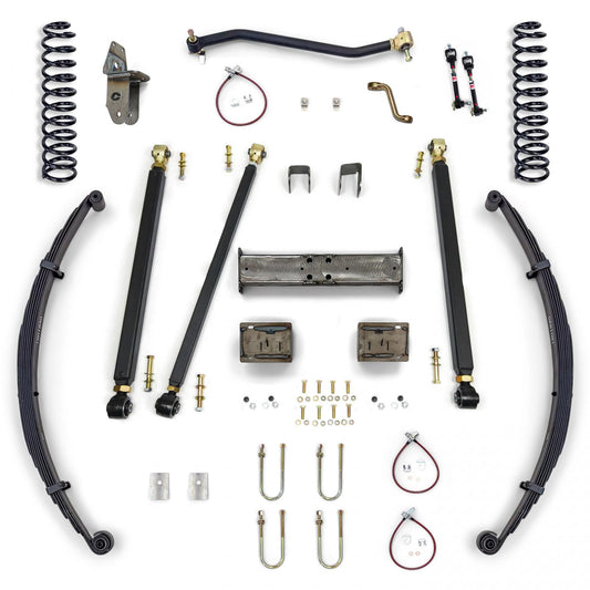 Clayton Off Road Jeep Cherokee 6.5 Inch Pro Series 3 Link Long Arm Lift Kit 1984-2001 XJ Clayton Off Road