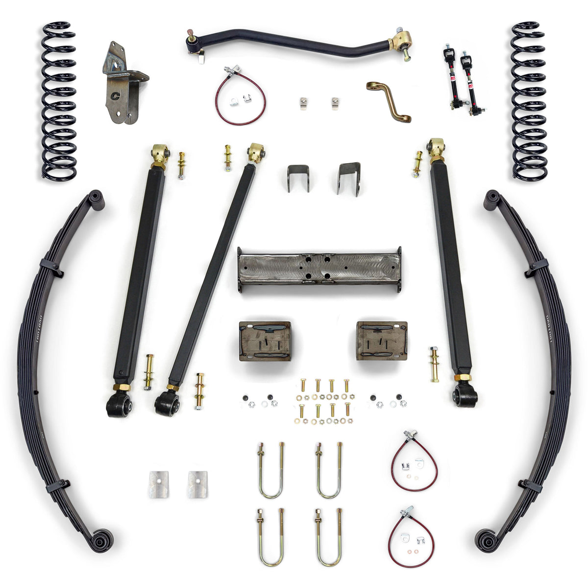 Jeep Cherokee 6.5 Inch Pro Series 3 Link Long Arm Lift Kit 1984-2001 XJ Clayton Off Road