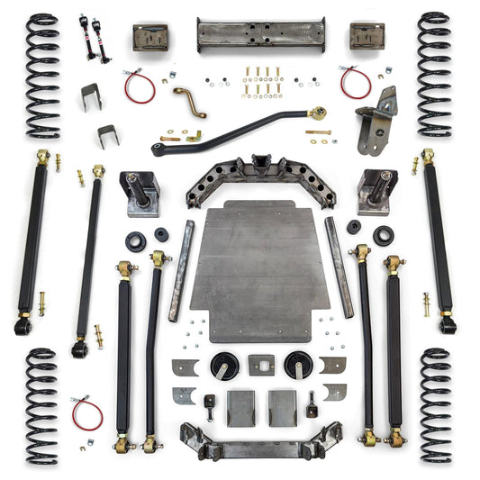 Clayton Off Road Jeep Cherokee 8.0 Inch Pro Series 3 Link Long Arm Lift Kit W/Rear Coil Conversion 1984-2001 XJ Clayton Off Road