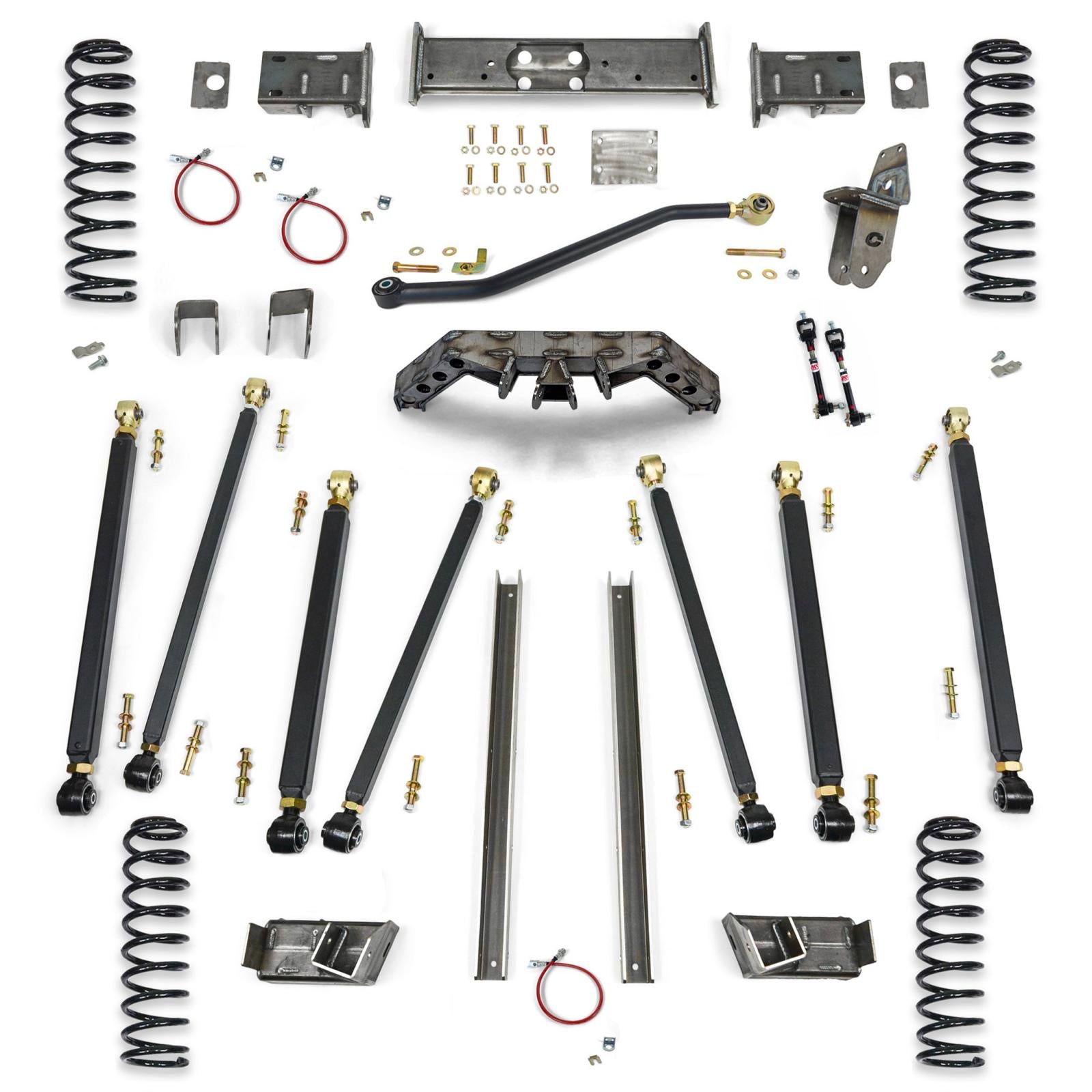 Clayton Off Road Jeep Grand Cherokee 5.0 Inch Pro Series 3 Link Long Arm Lift Kit 1996-1998 ZJ Clayton Off Road