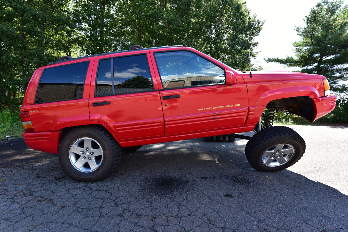 Jeep Grand Cherokee 5.0 Inch Pro Series 3 Link Long Arm Lift Kit 1996-1998 ZJ Clayton Off Road-11