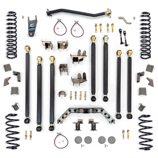 Clayton Off Road Jeep Wrangler 5.5 Inch Pro Series 3 Link Long Arm Lift Kit W/Rear 5 Inch Stretch 1997-2006 TJ Clayton Off Road
