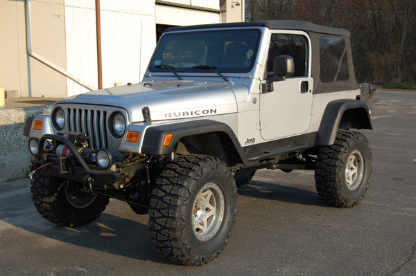 Jeep Wrangler 4.0 Inch Pro Series 3 Link Long Arm Lift Kit W/Rear 5 Inch Stretch 1997-2006 TJ Clayton Off Road-1
