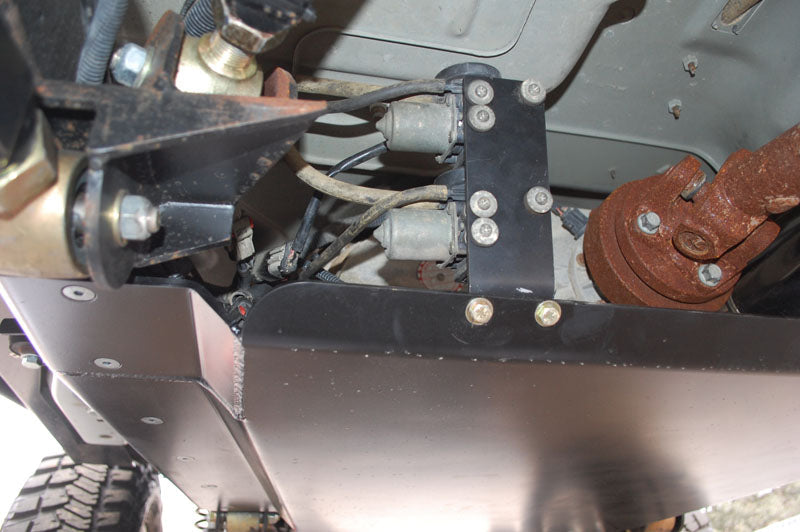 Clayton Off Road Jeep Wrangler Rubicon Compressor Skid Plate Mount Clayton Off Road