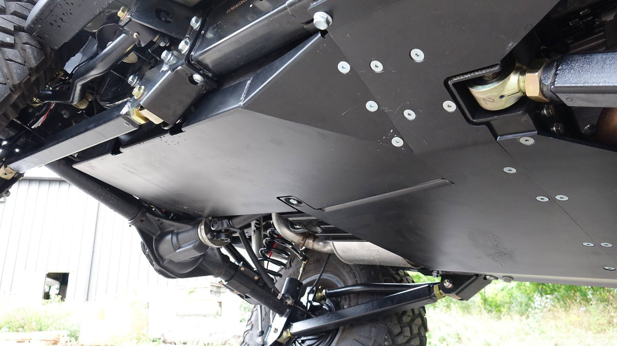 Jeep Wrangler Skid Plate System 2 DR (2007-2018, JK) Clayton Off Road-2