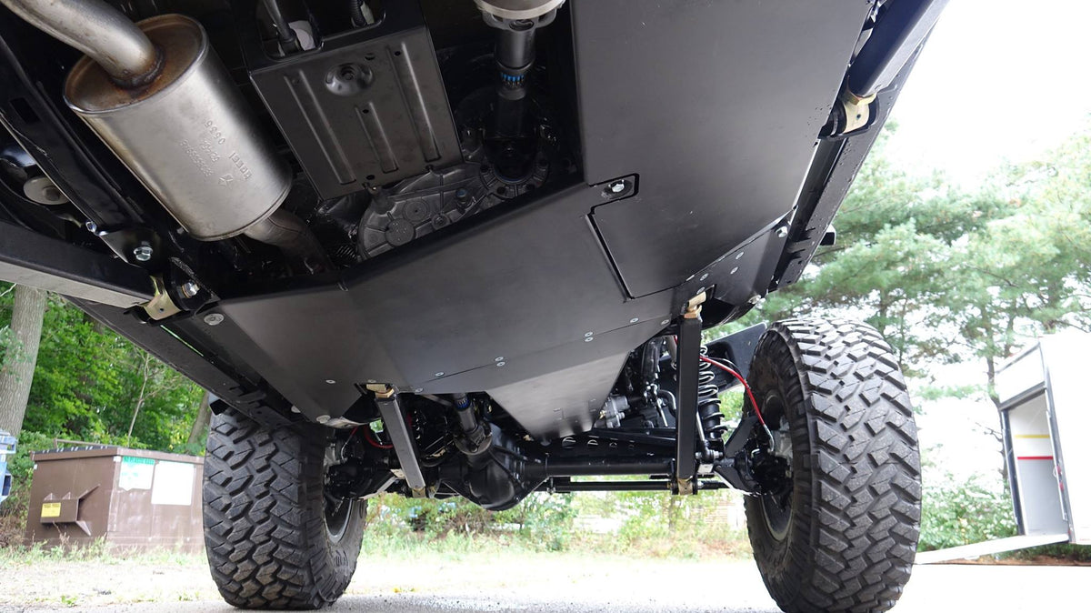 Jeep Wrangler Skid Plate System 2 DR (2007-2018, JK) Clayton Off Road-3