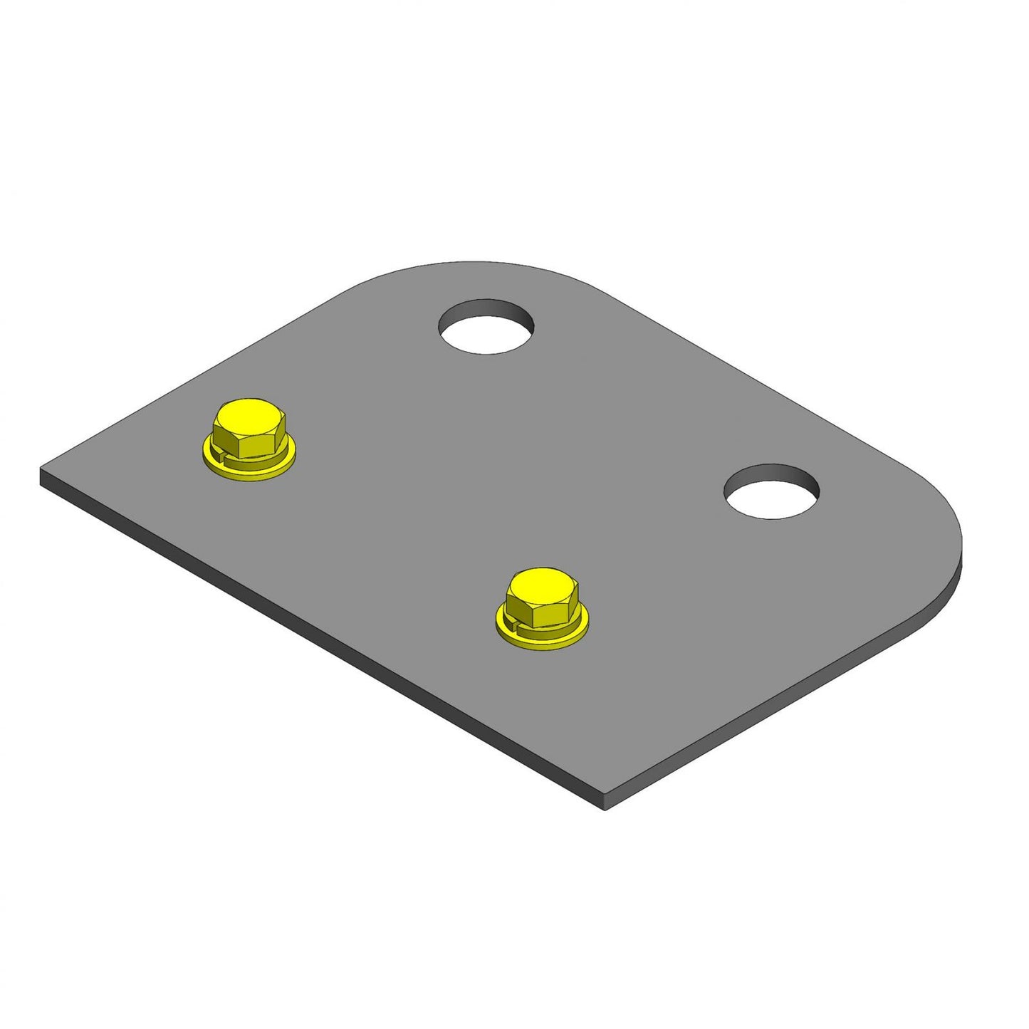 Clayton Off Road Jeep Wrangler Gas Tank Skid Plate Bracket 2007-2018 JK Clayton Off Road